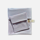 Double Layer Gingham Food Bag Set