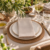 Gatsby Stripe Casual Cotton Napkins -Set of Four