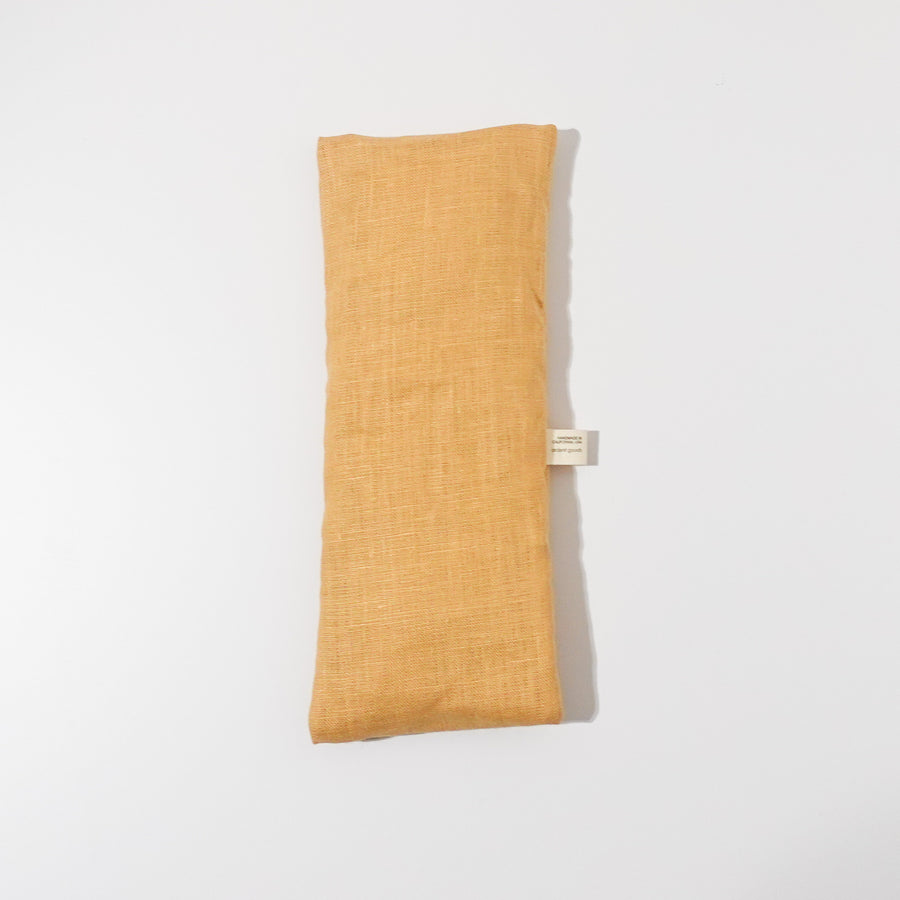 Linen Eye Pillow with Lavender and Flaxseed in Maiz